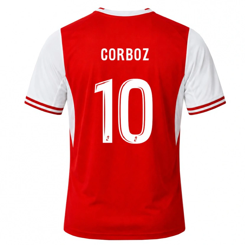 Danxen Hombre Camiseta Rachel Corboz #10 Rojo Blanco 1ª Equipación 2026/27 La Camisa México