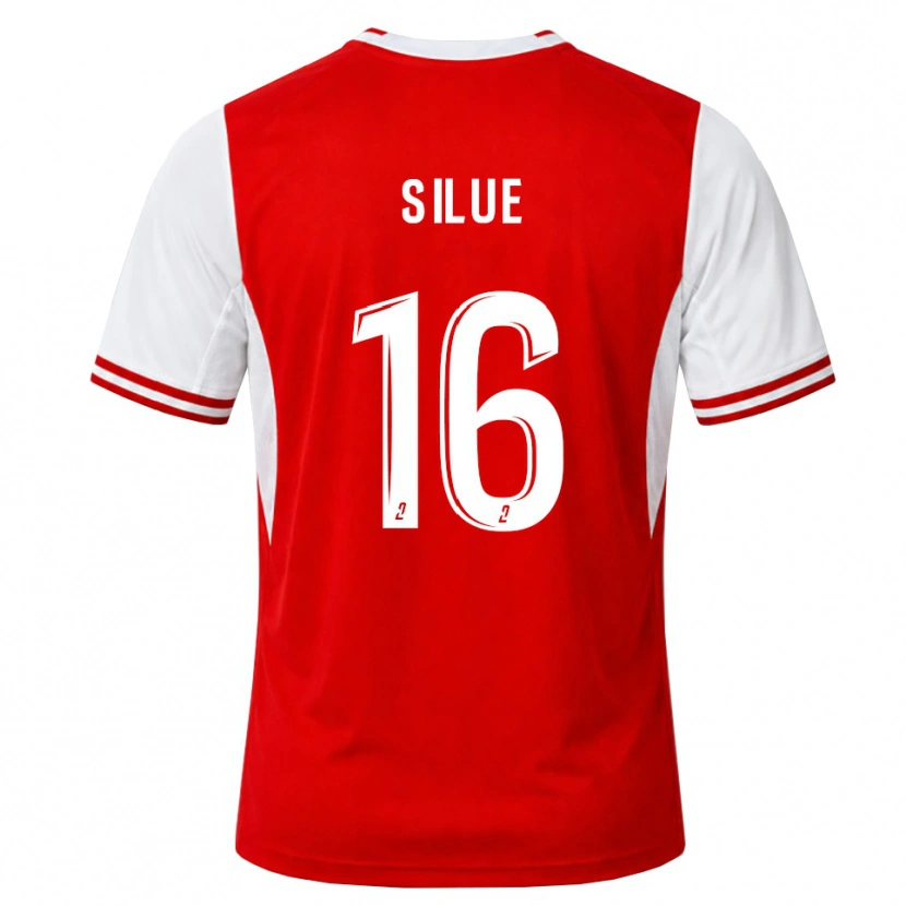 Danxen Hombre Camiseta Ange Silue #16 Rojo Blanco 1ª Equipación 2026/27 La Camisa México