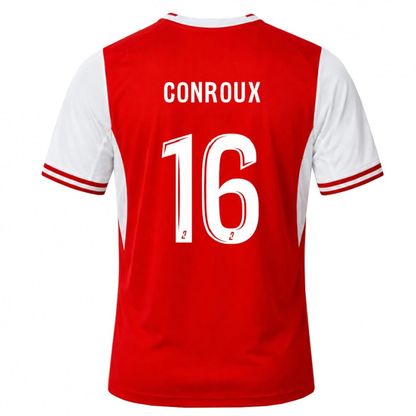Danxen Hombre Camiseta Antonin Conroux #16 Rojo Blanco 1ª Equipación 2026/27 La Camisa México