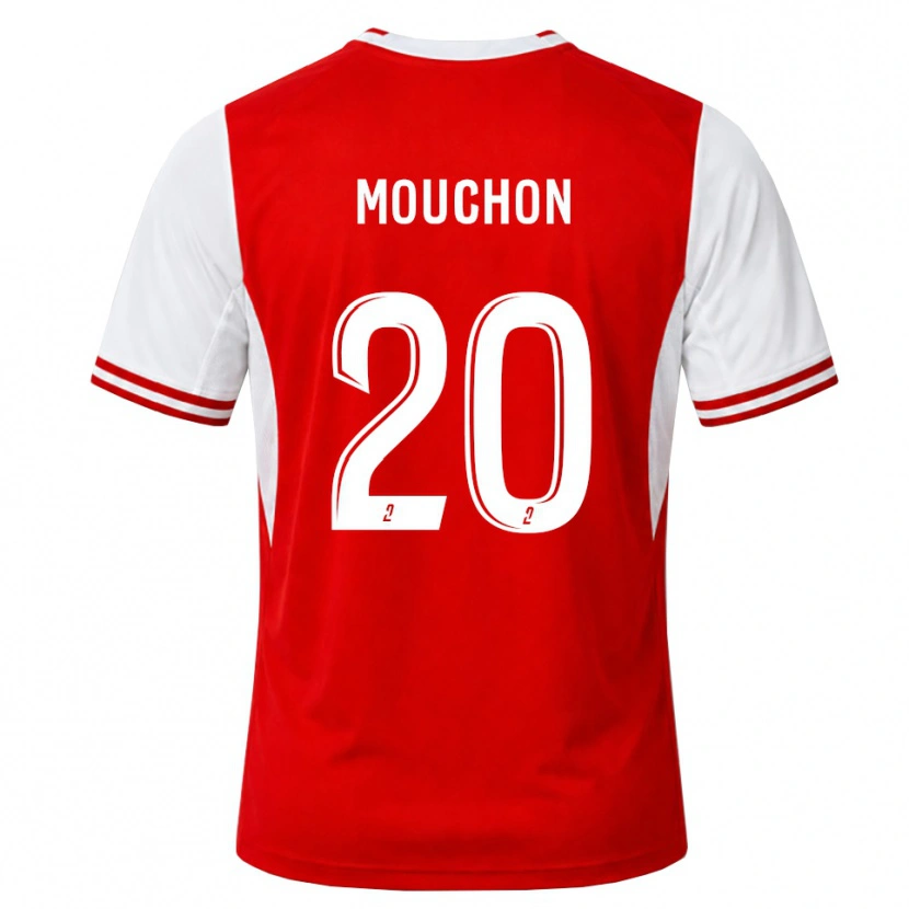 Danxen Hombre Camiseta Noemie Mouchon #20 Rojo Blanco 1ª Equipación 2026/27 La Camisa México