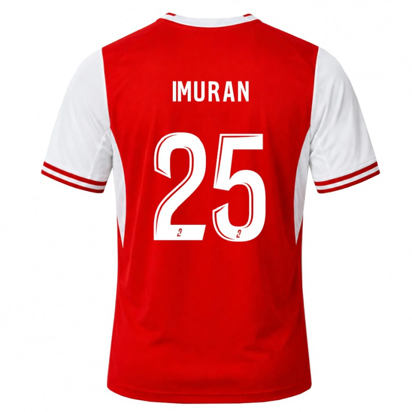 Danxen Hombre Camiseta Rofiat Adenike Imuran #25 Rojo Blanco 1ª Equipación 2026/27 La Camisa México