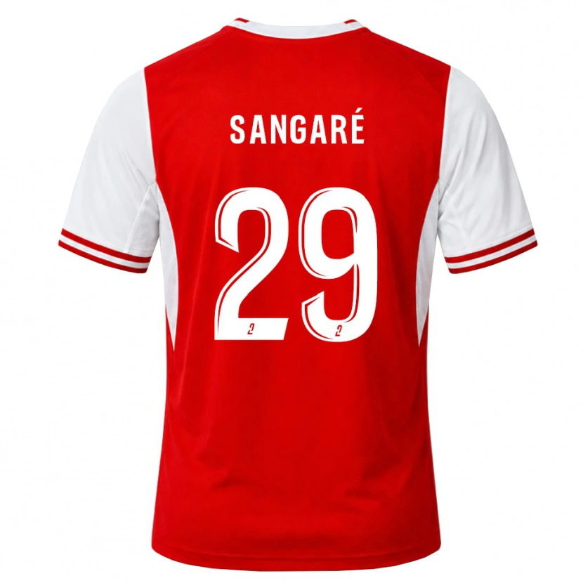 Danxen Hombre Camiseta Hawa Sangaré #29 Rojo Blanco 1ª Equipación 2026/27 La Camisa México
