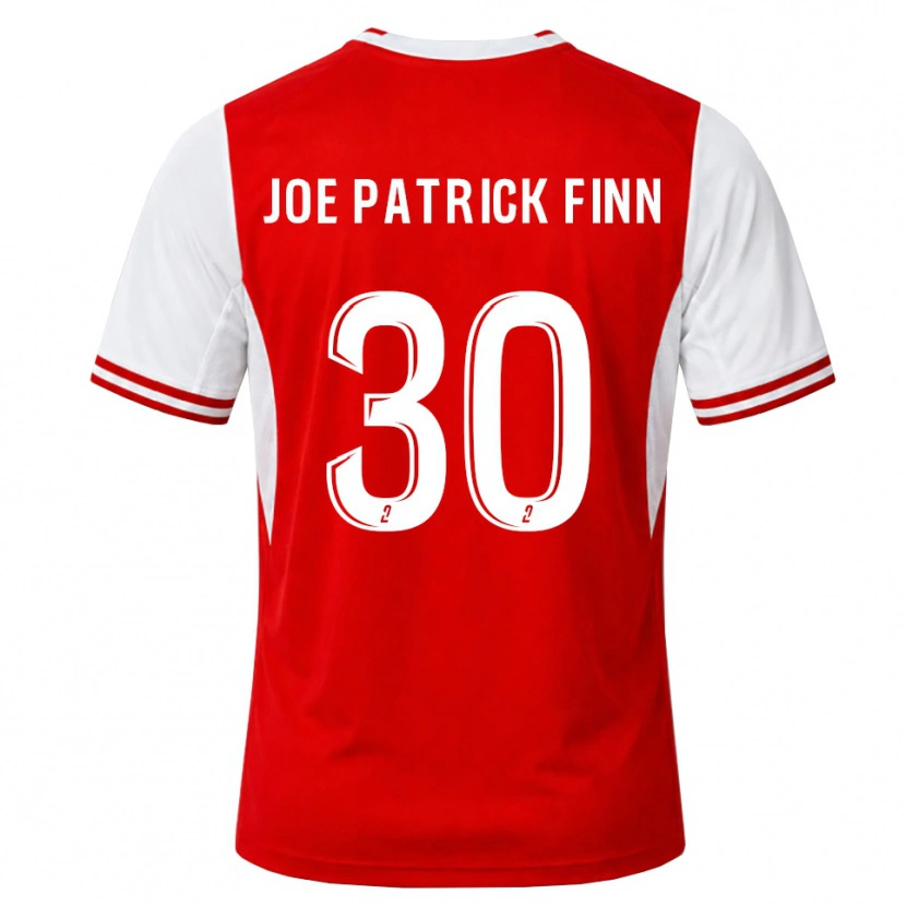 Danxen Hombre Camiseta John Patrick #30 Rojo Blanco 1ª Equipación 2026/27 La Camisa México