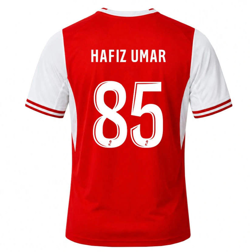 Danxen Hombre Camiseta Hafiz Umar Ibrahim #85 Rojo Blanco 1ª Equipación 2026/27 La Camisa México