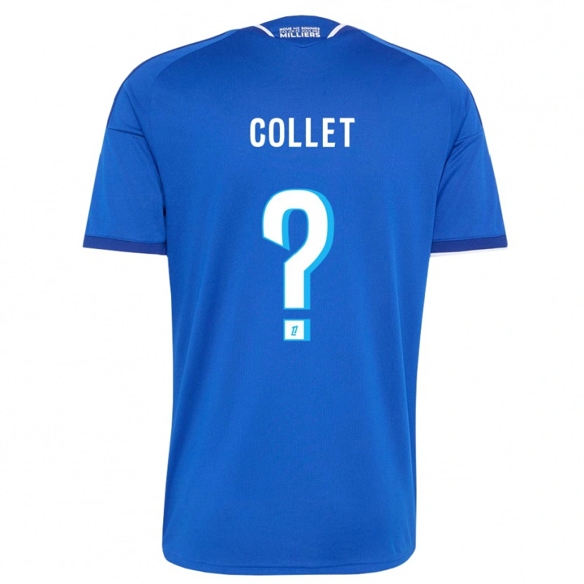 Danxen Hombre Camiseta Arthur Tirard Collet #0 Azul Real Blanco 1ª Equipación 2026/27 La Camisa México