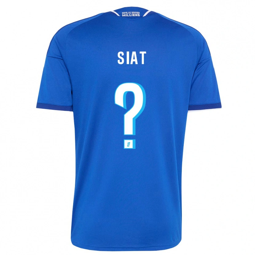 Danxen Hombre Camiseta Victor Siat #0 Azul Real Blanco 1ª Equipación 2026/27 La Camisa México