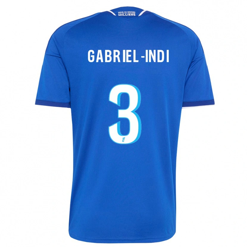 Danxen Hombre Camiseta Amizade Gabriel-Indi #3 Azul Real Blanco 1ª Equipación 2026/27 La Camisa México