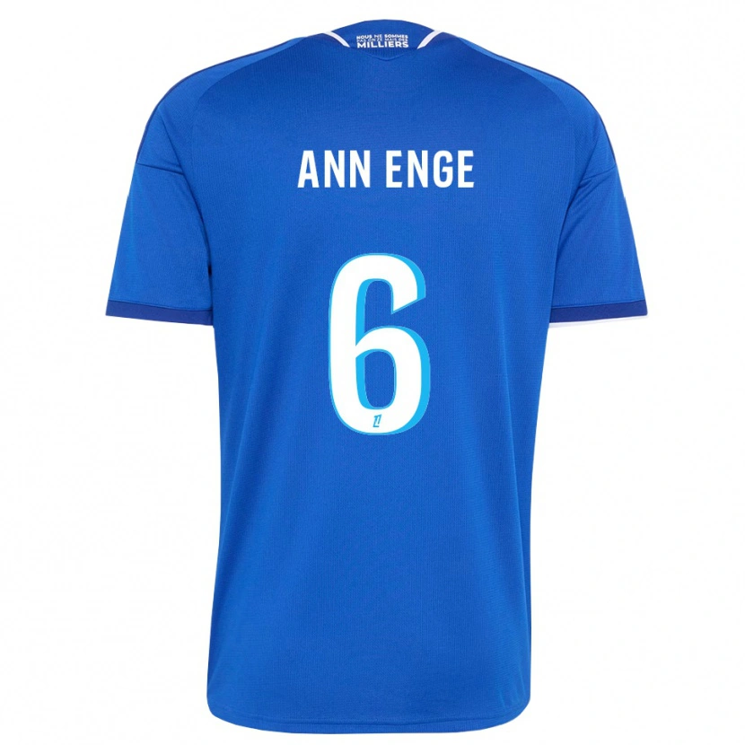Danxen Hombre Camiseta Sierra Ann Enge #6 Azul Real Blanco 1ª Equipación 2026/27 La Camisa México
