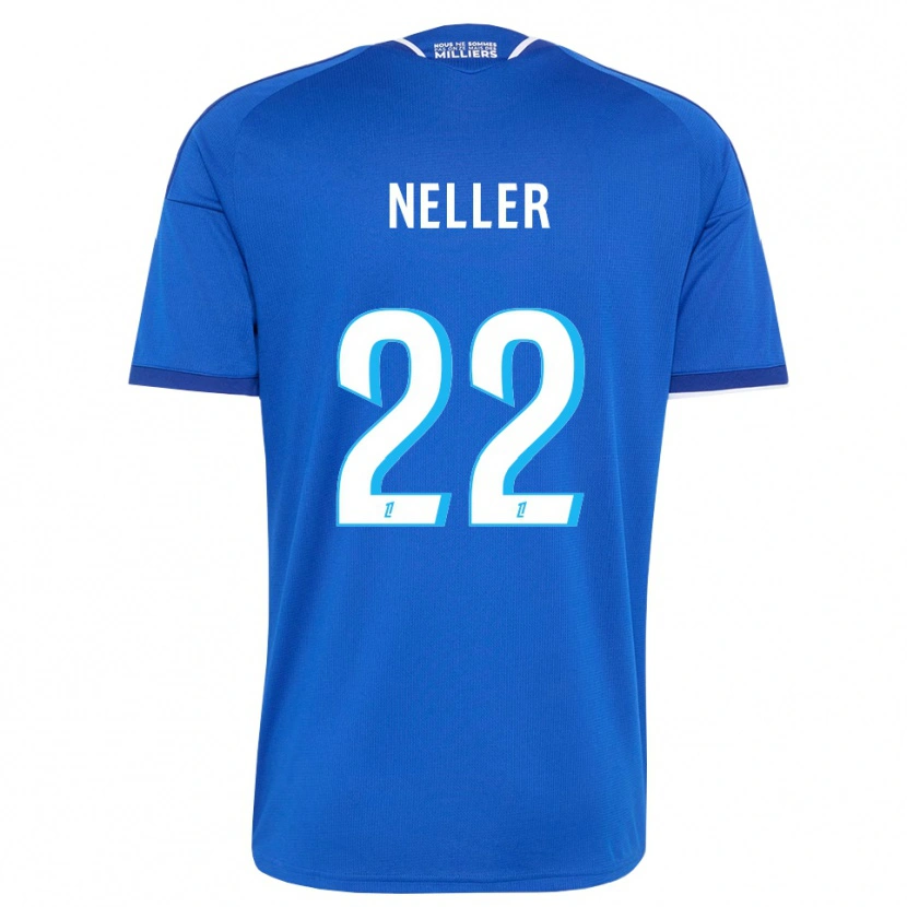 Danxen Hombre Camiseta Chloé Neller #22 Azul Real Blanco 1ª Equipación 2026/27 La Camisa México