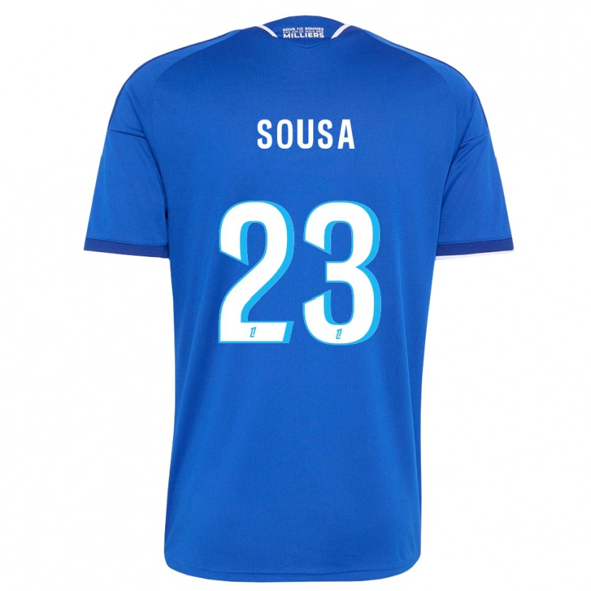 Danxen Hombre Camiseta Diogo Sousa #23 Azul Real Blanco 1ª Equipación 2026/27 La Camisa México