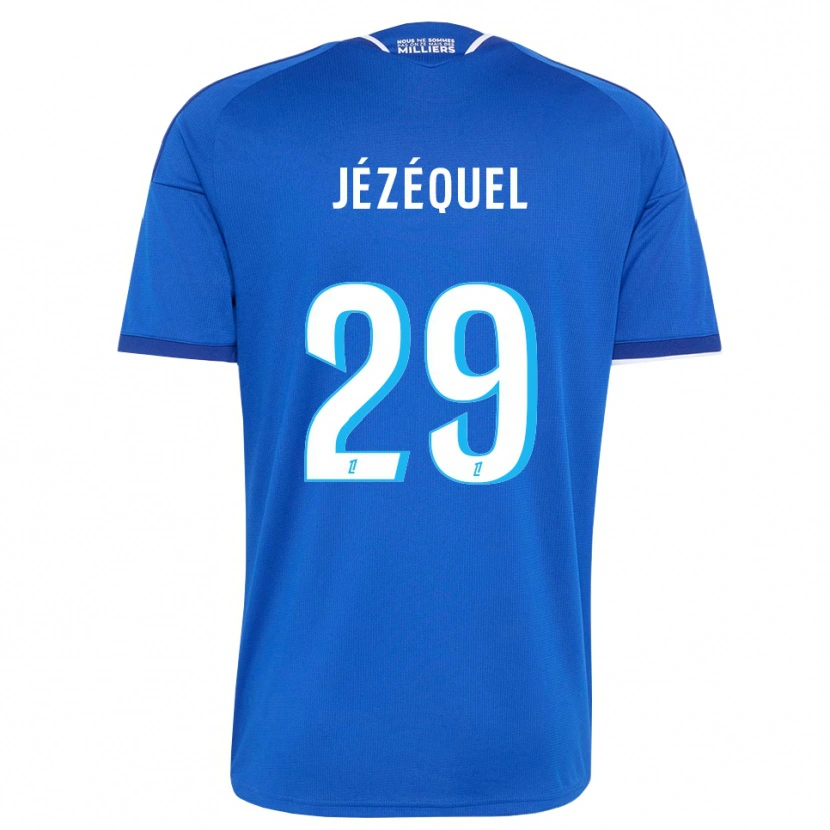 Danxen Hombre Camiseta Emmy Jézéquel #29 Azul Real Blanco 1ª Equipación 2026/27 La Camisa México