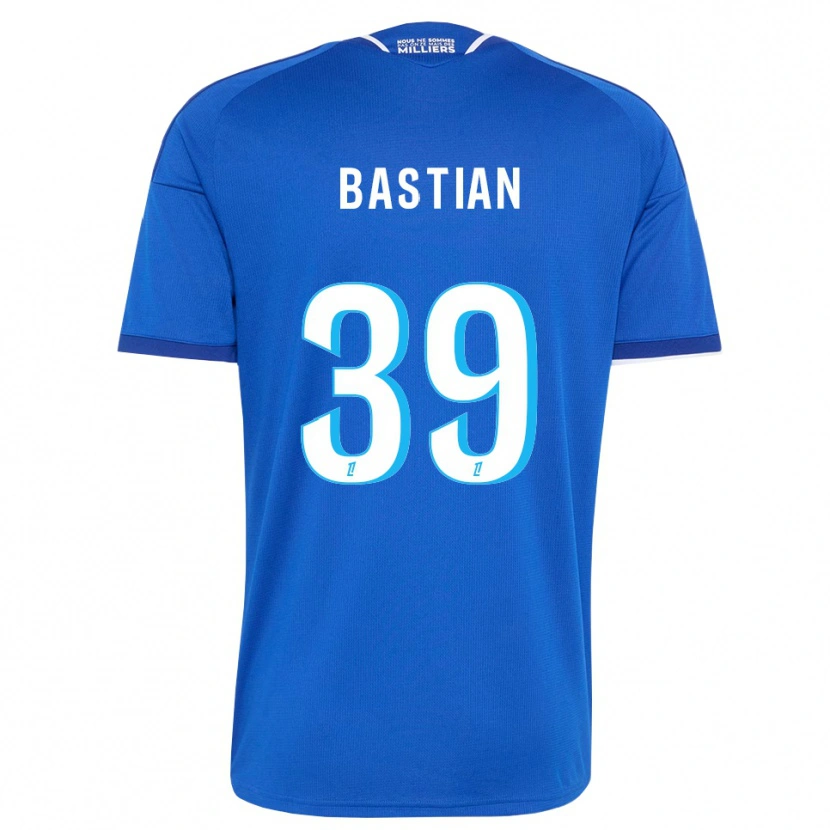 Danxen Hombre Camiseta Maxime Bastian #39 Azul Real Blanco 1ª Equipación 2026/27 La Camisa México