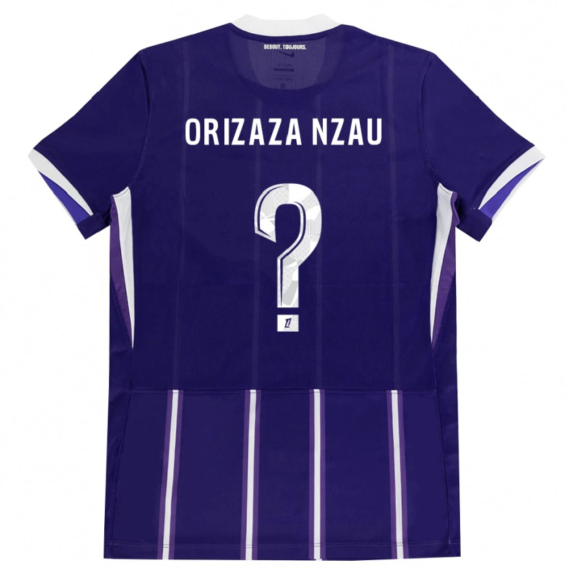 Danxen Hombre Camiseta Jethro Orizaza Nzau #0 Morado Blanco 1ª Equipación 2026/27 La Camisa México
