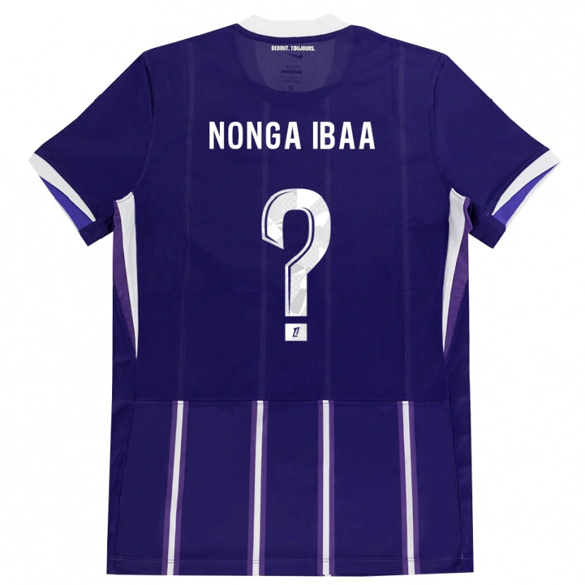 Danxen Hombre Camiseta Alou Nonga Ibaa #0 Morado Blanco 1ª Equipación 2026/27 La Camisa México