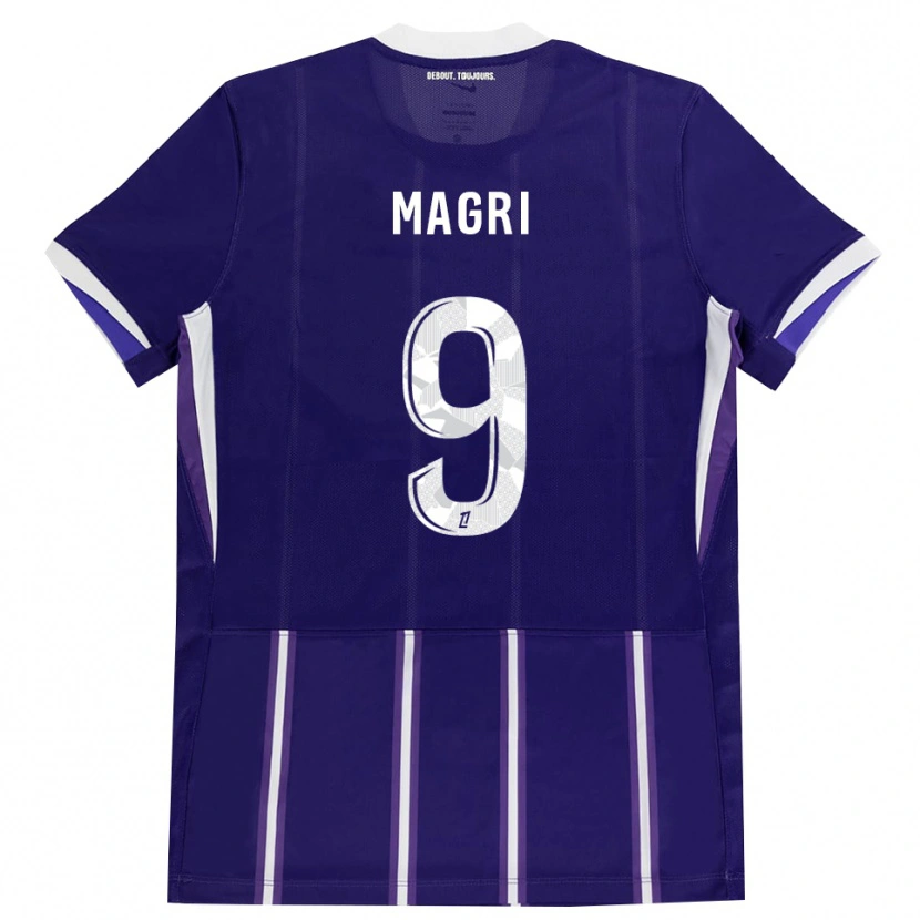 Danxen Hombre Camiseta Frank Magri #9 Morado Blanco 1ª Equipación 2026/27 La Camisa México