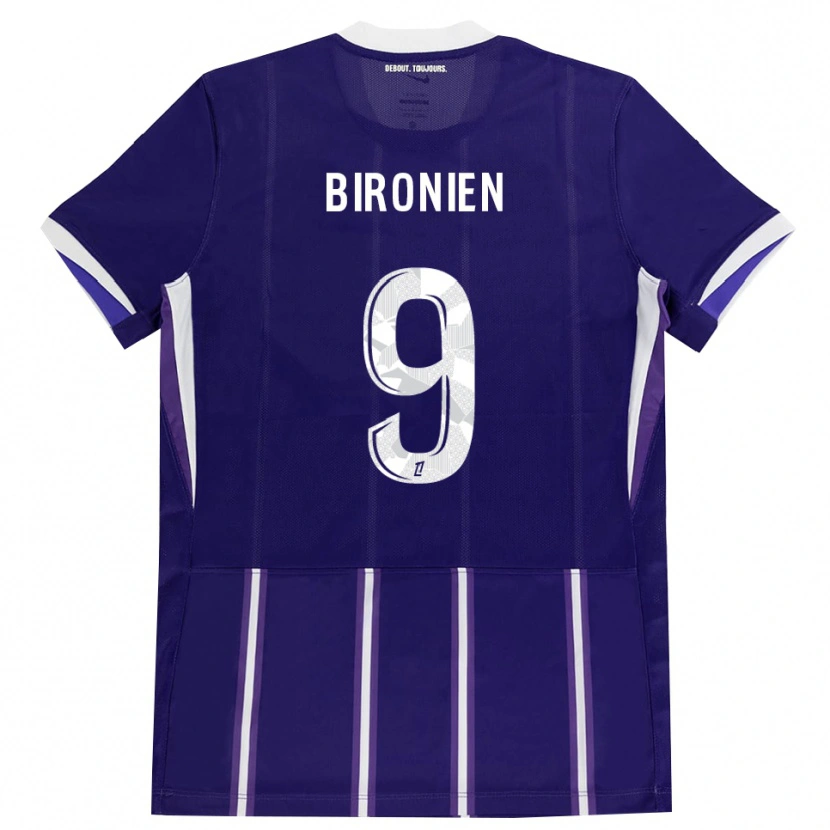 Danxen Hombre Camiseta Mymithye Bironien #9 Morado Blanco 1ª Equipación 2026/27 La Camisa México