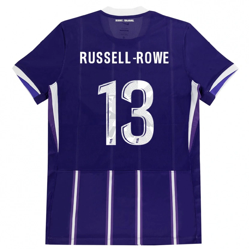 Danxen Hombre Camiseta Jacen Russell-Rowe #13 Morado Blanco 1ª Equipación 2026/27 La Camisa México