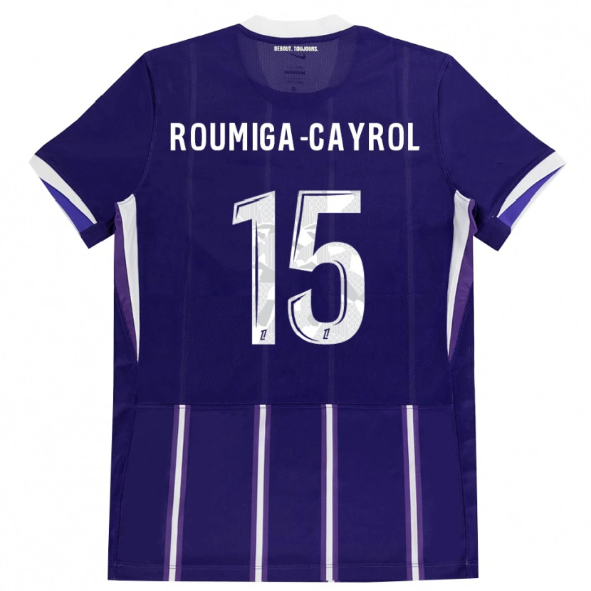 Danxen Hombre Camiseta Sonia Roumiga-Cayrol #15 Morado Blanco 1ª Equipación 2026/27 La Camisa México
