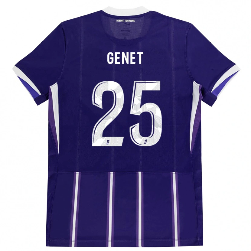 Danxen Hombre Camiseta Marine Genet #25 Morado Blanco 1ª Equipación 2026/27 La Camisa México