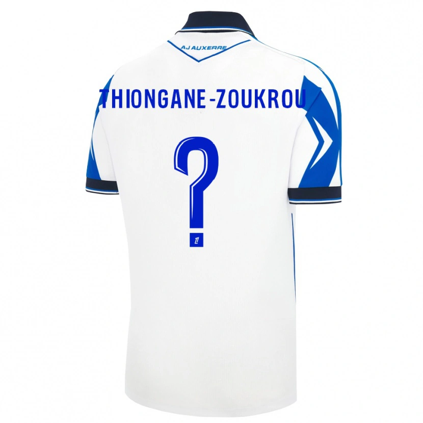 Danxen Hombre Camiseta Ackah-Tidiane Zoukrou #0 Negro Blanco Azul 1ª Equipación 2026/27 La Camisa México