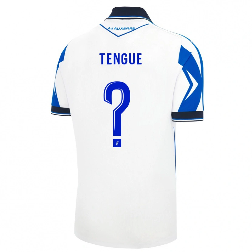 Danxen Hombre Camiseta Lucie Tengue #0 Negro Blanco Azul 1ª Equipación 2026/27 La Camisa México