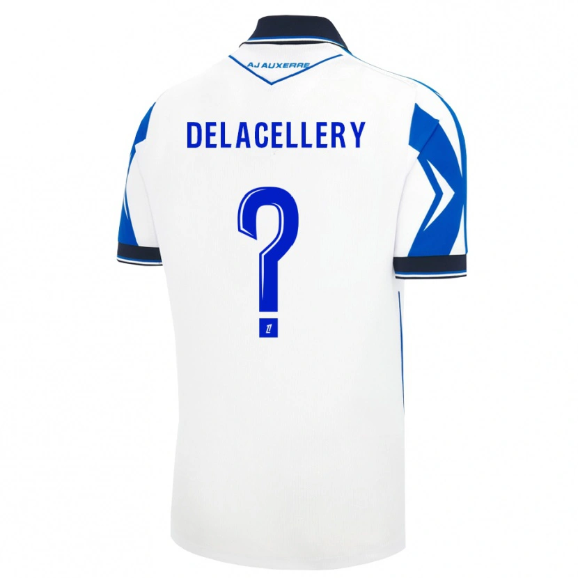 Danxen Hombre Camiseta Coralie Delacellery #0 Negro Blanco Azul 1ª Equipación 2026/27 La Camisa México