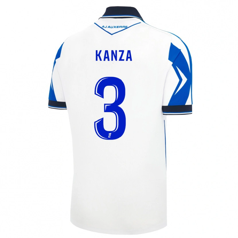 Danxen Hombre Camiseta Gloire Kanza #3 Negro Blanco Azul 1ª Equipación 2026/27 La Camisa México