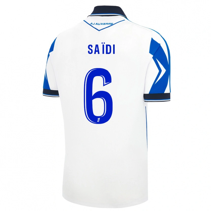Danxen Hombre Camiseta Elyes Saïdi #6 Negro Blanco Azul 1ª Equipación 2026/27 La Camisa México