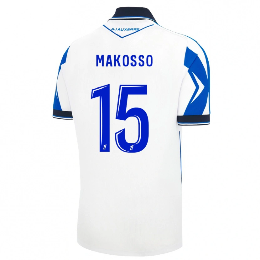Danxen Hombre Camiseta Christ Makosso #15 Negro Blanco Azul 1ª Equipación 2026/27 La Camisa México