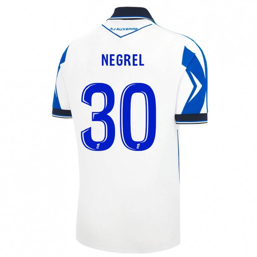 Danxen Hombre Camiseta Tom Negrel #30 Negro Blanco Azul 1ª Equipación 2026/27 La Camisa México