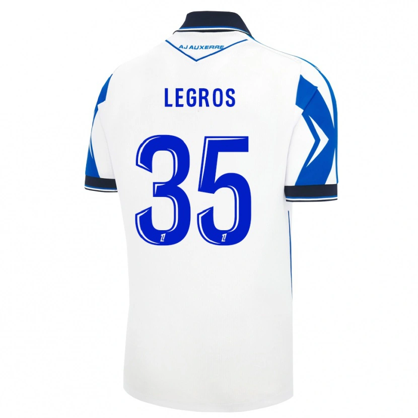 Danxen Hombre Camiseta Elikya Legros #35 Negro Blanco Azul 1ª Equipación 2026/27 La Camisa México