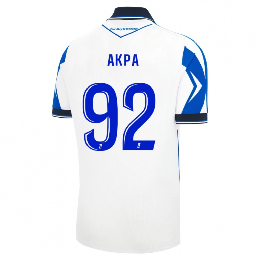 Danxen Hombre Camiseta Clément Akpa #92 Negro Blanco Azul 1ª Equipación 2026/27 La Camisa México