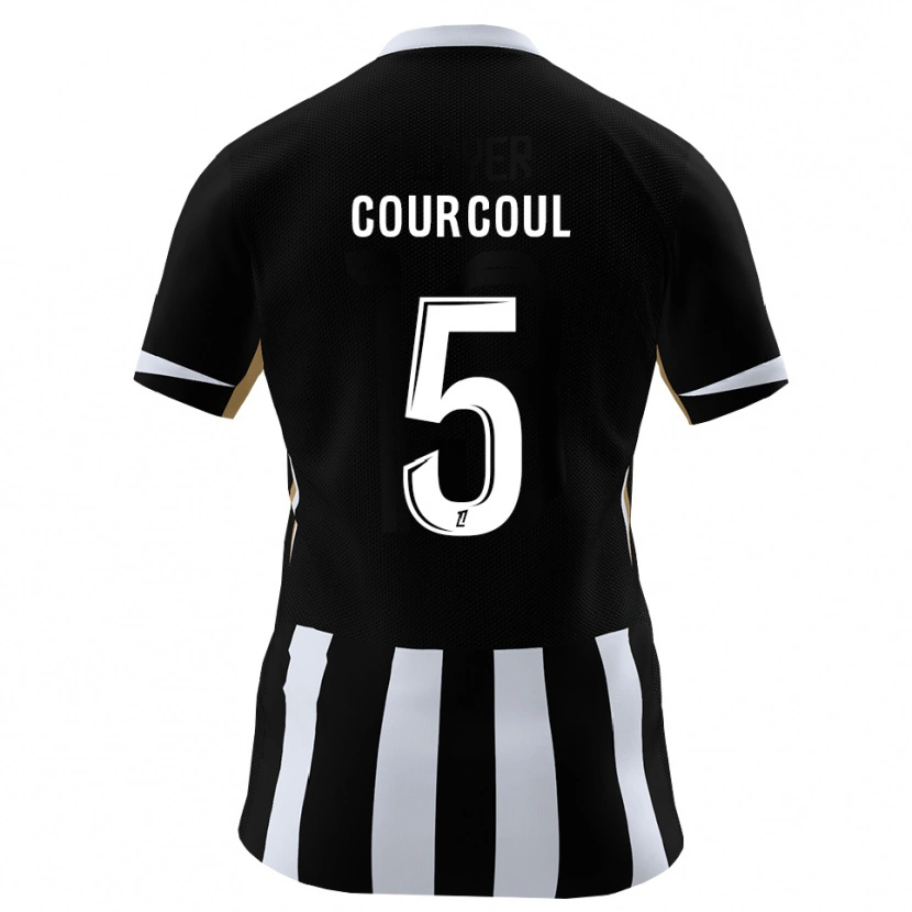 Danxen Hombre Camiseta Marius Courcoul #5 Negro Azul 1ª Equipación 2026/27 La Camisa México