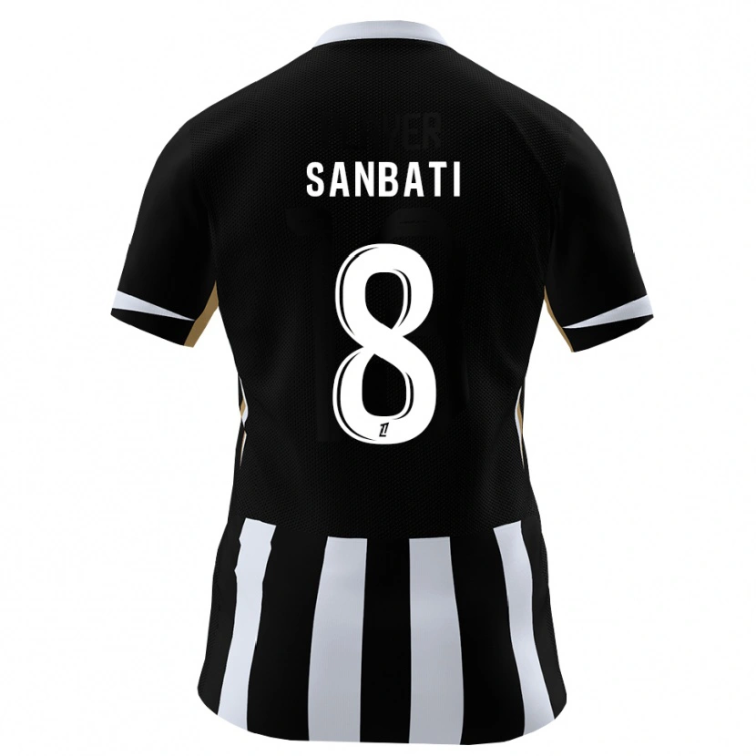 Danxen Hombre Camiseta Salim Sanbati #8 Negro Azul 1ª Equipación 2026/27 La Camisa México