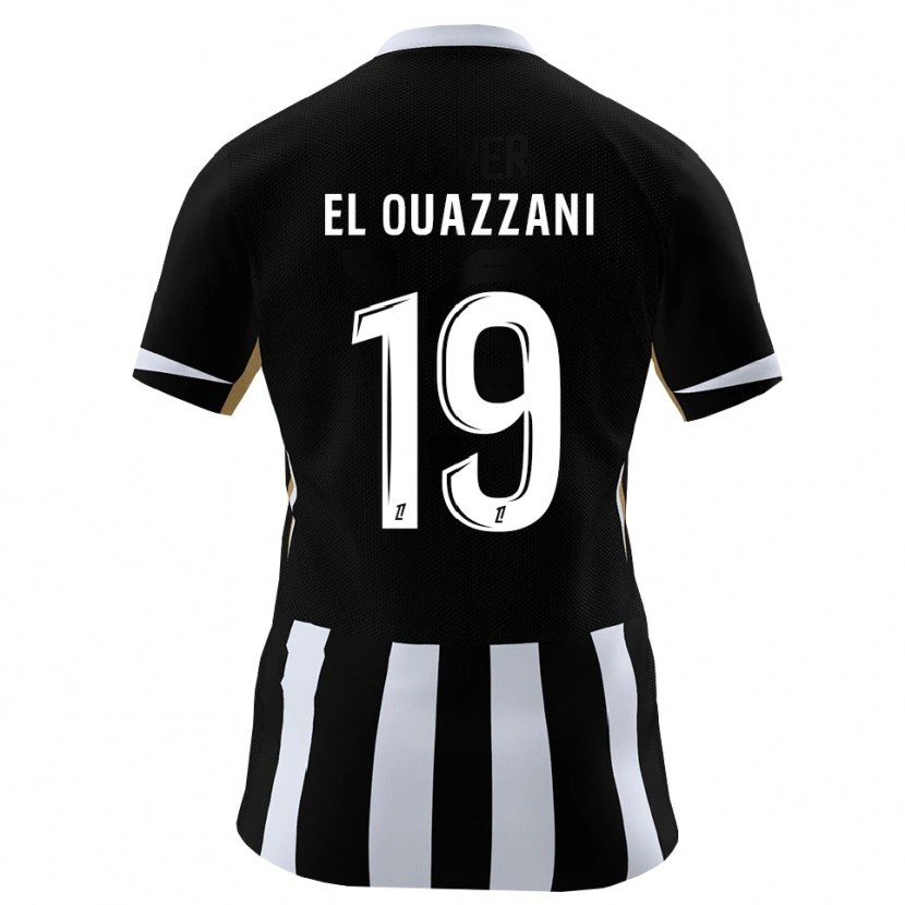 Danxen Hombre Camiseta Amine El Ouazzani #19 Negro Azul 1ª Equipación 2026/27 La Camisa México