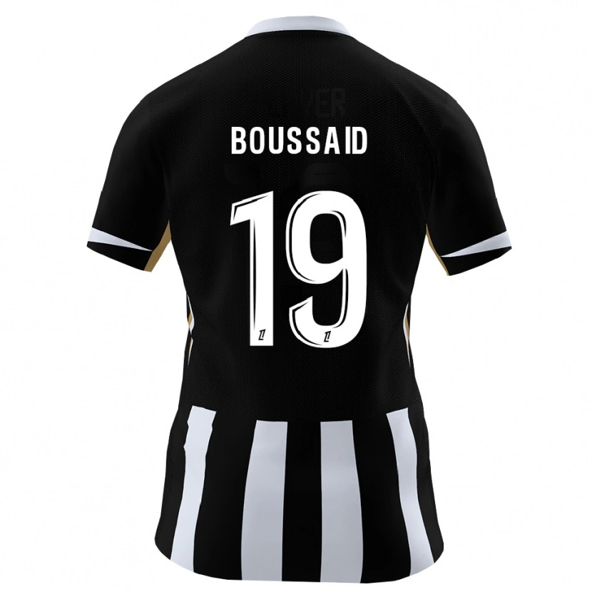 Danxen Hombre Camiseta Willsem Boussaid #19 Negro Azul 1ª Equipación 2026/27 La Camisa México