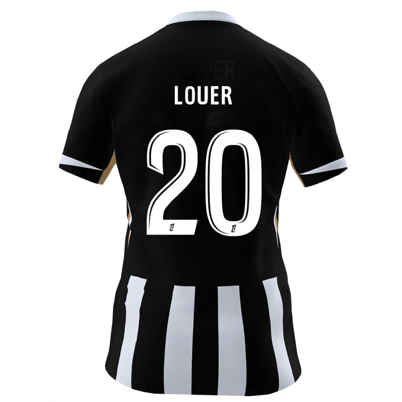 Danxen Hombre Camiseta Marius Louër #20 Negro Azul 1ª Equipación 2026/27 La Camisa México