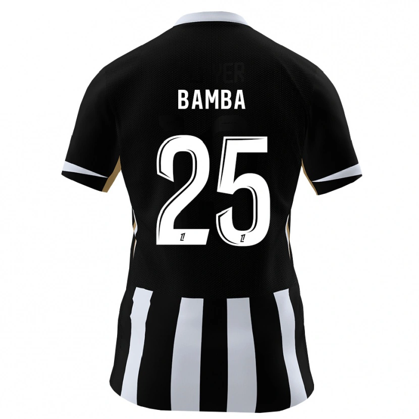 Danxen Hombre Camiseta Abdoulaye Bamba #25 Negro Azul 1ª Equipación 2026/27 La Camisa México