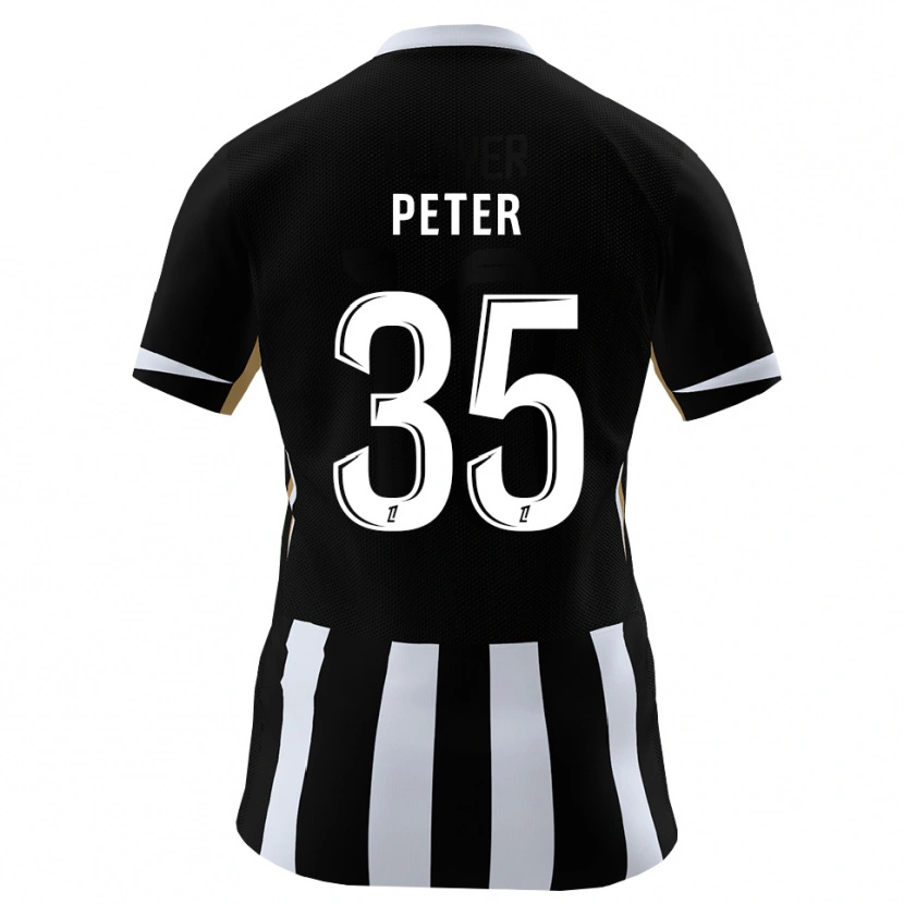 Danxen Hombre Camiseta Prosper Peter #35 Negro Azul 1ª Equipación 2026/27 La Camisa México