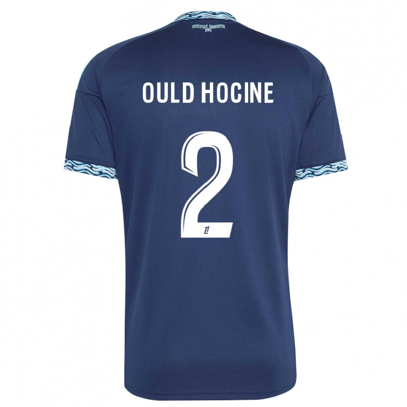 Danxen Hombre Camiseta Célina Ould Hocine #2 Azul Acero Blanco 1ª Equipación 2026/27 La Camisa México