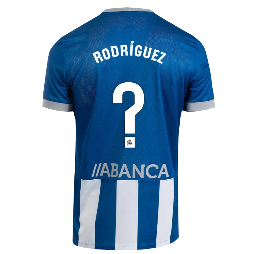 Danxen Hombre Camiseta Carlos Rodríguez #0 Azul Gris Blanco 1ª Equipación 2026/27 La Camisa México