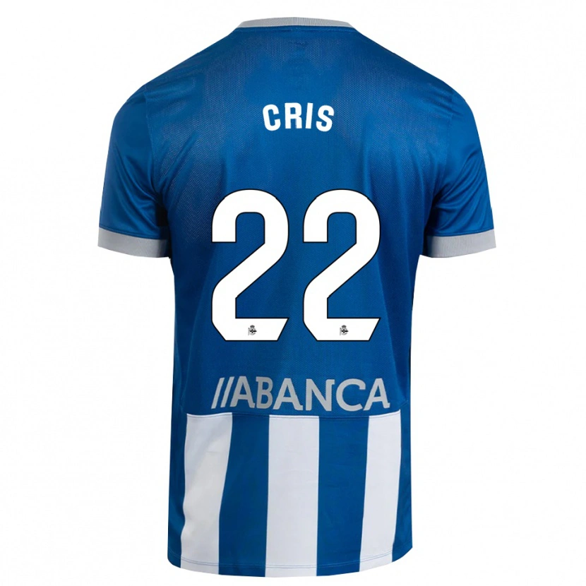 Danxen Hombre Camiseta Cris #22 Azul Gris Blanco 1ª Equipación 2026/27 La Camisa México