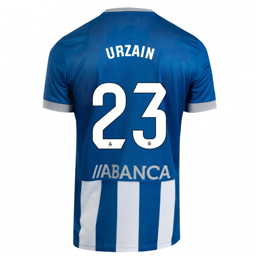 Danxen Hombre Camiseta Fabián Urzain #23 Azul Gris Blanco 1ª Equipación 2026/27 La Camisa México