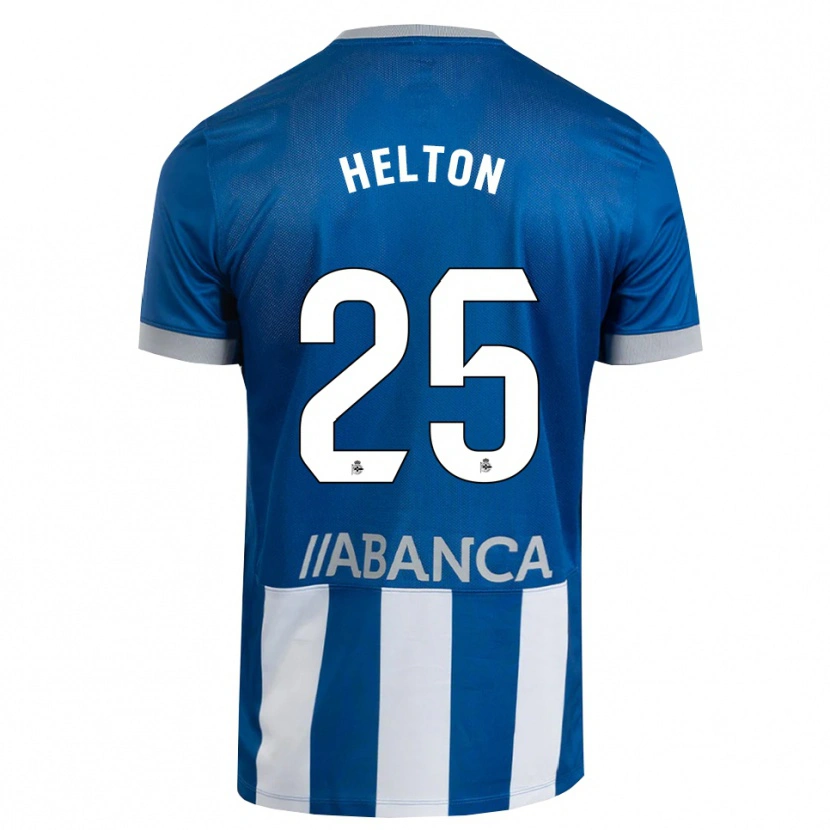 Danxen Hombre Camiseta Helton Leite #25 Azul Gris Blanco 1ª Equipación 2026/27 La Camisa México