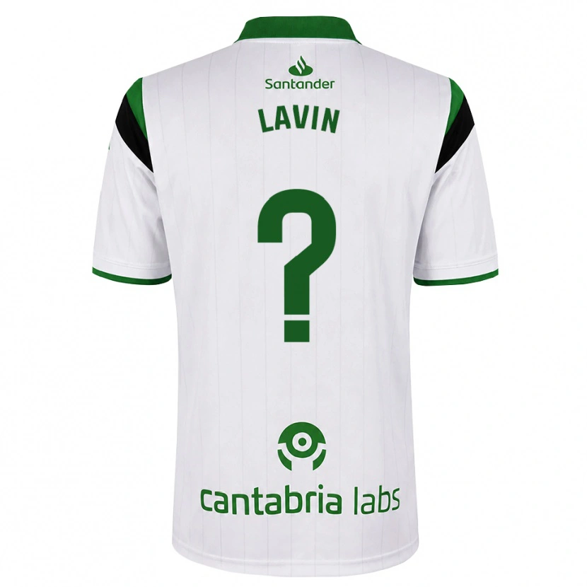 Danxen Hombre Camiseta Raul Lavin #0 Blanco Verde Negro 1ª Equipación 2026/27 La Camisa México