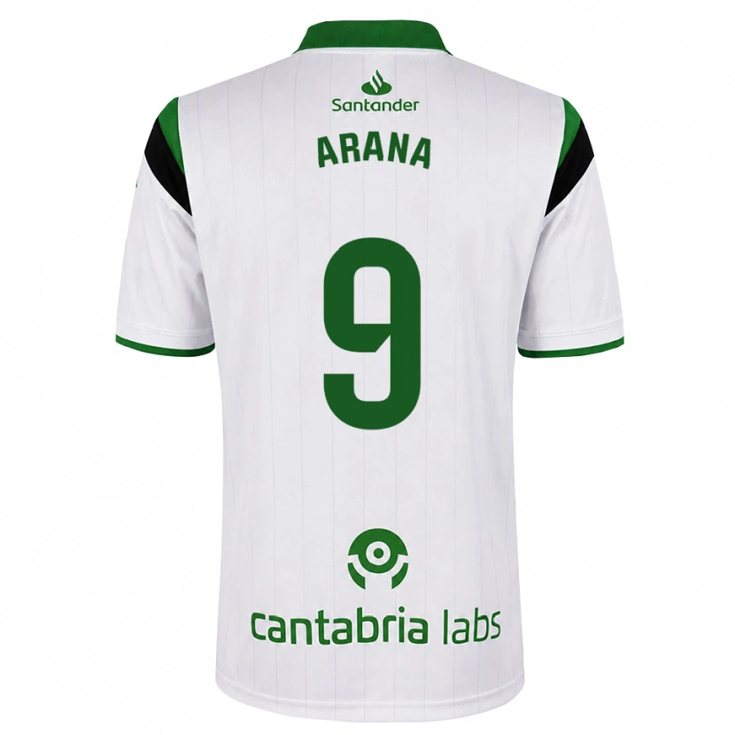 Danxen Hombre Camiseta Juan Carlos Arana #9 Blanco Verde Negro 1ª Equipación 2026/27 La Camisa México