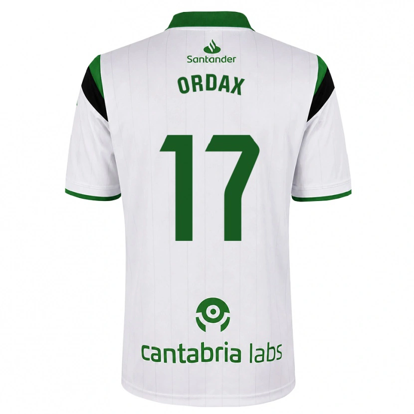 Danxen Hombre Camiseta Naiara Ordax Ibáñez #17 Blanco Verde Negro 1ª Equipación 2026/27 La Camisa México