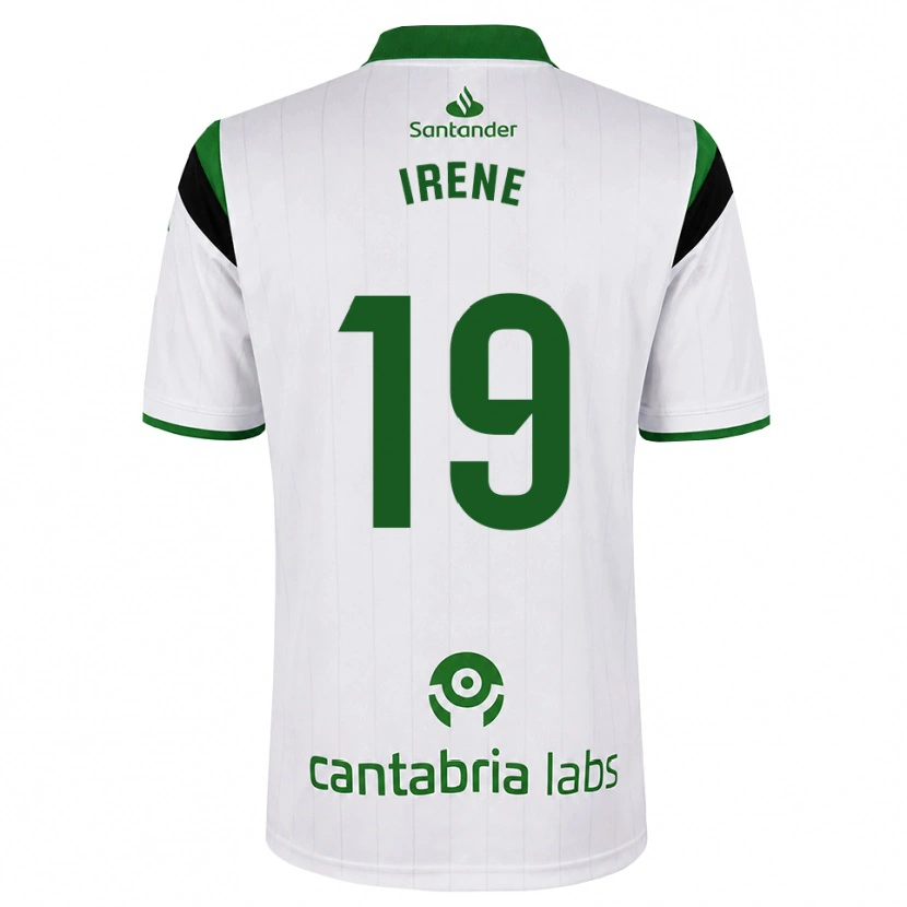 Danxen Hombre Camiseta Irene Canal Gómez #19 Blanco Verde Negro 1ª Equipación 2026/27 La Camisa México