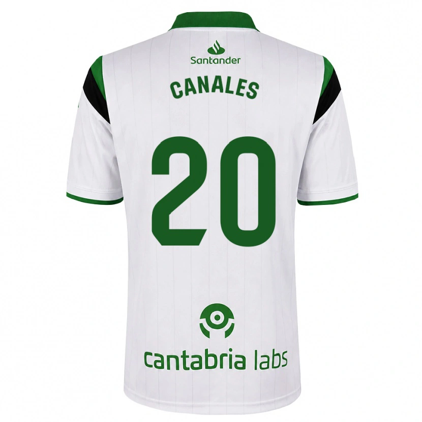 Danxen Hombre Camiseta Sergio Canales #20 Blanco Verde Negro 1ª Equipación 2026/27 La Camisa México