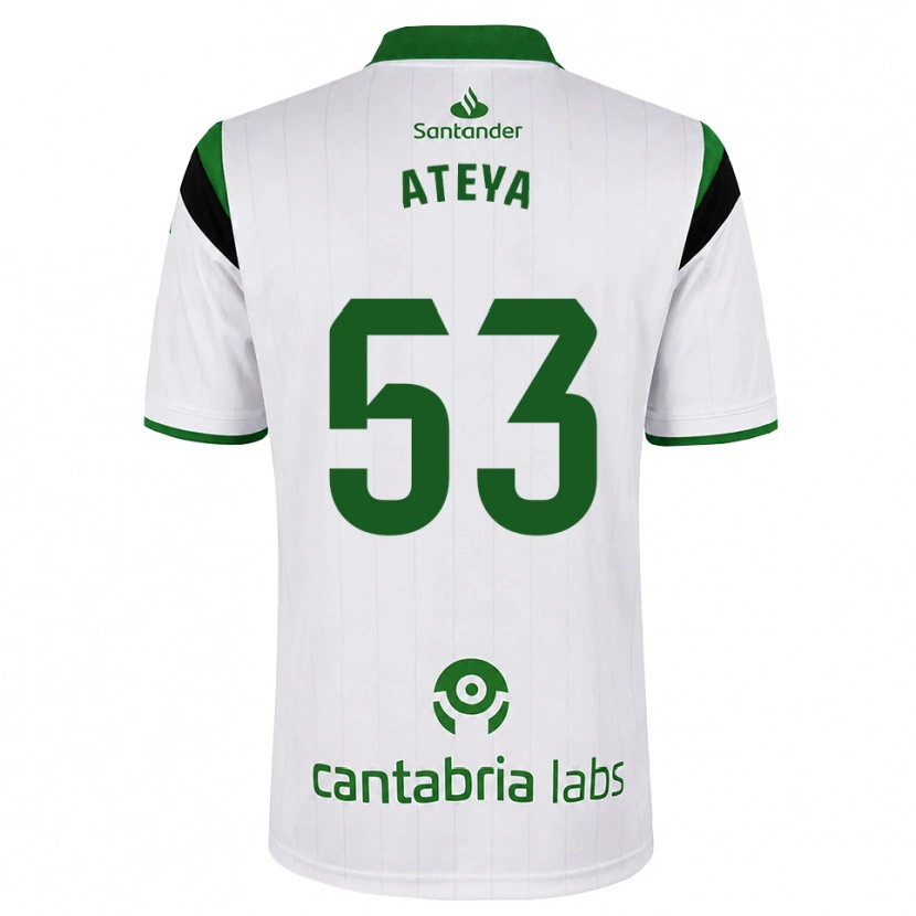 Danxen Hombre Camiseta Belal Ateya #53 Blanco Verde Negro 1ª Equipación 2026/27 La Camisa México